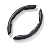 1 Paire de Couvre Volant de Voiture pour Megane 4 IV GT RS 2016-2024, Antidérapant Respirant Housses de Volant Protection de Volant Segmentées,Bla-CK