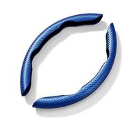 1 Paire de Couvre Volant de Voiture pour Megane 4 IV GT RS 2016-2024, Antidérapant Respirant Housses de Volant Protection de Volant Segmentées,Blue