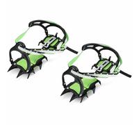 1 Paire de Crampons Antidérapants Universels 14 Dents en Acier pour Traction Optimale sur Neige et Glace - Semelles de Marche Hivernales Sécurisées pour Activités Extérieures en Conditions Glissantes