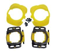 1 paire de crampons autobloquants pour chaussures de cyclisme Wahoo SpeedPlay Zero à dégagement rapide Jaune