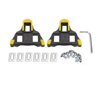1 Paire De Crampons De PéDale De SystèMe De Verrouillage Automatique De Cyclisme, Accessoire De VéLo De Route De Montagne (Jaune)