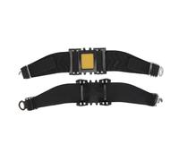 1 paire de crampons de Traction pour neige glacée avec 4 pointes, antidérapants, réglables, pour marche, randonnée, Camping, noir