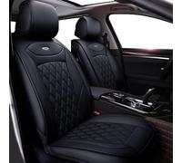 1 Paire de Cuir Noir Housses de Siège Voiture Avant pour VW Caddy 5/V 2020-2024 2025, Housse Siege Cuir en Imperméable, House Siege Voiture Interieur