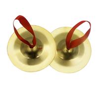 1 paire de cymbales à doigts, zills pour danse, percussion, couleur or