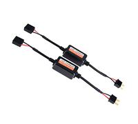 1 Paire de Décodeur LED, Décodeur de Phare LED de Voiture Radio Audio Anti-interférence Filtre Annuleur D'erreur pour H7