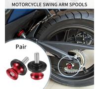 1 Paire De Diabolos De Bras Oscillant, 8mm M8X1.25 Diabolos De Bras Oscillant CNC Universels Pour Moto En Alliage D'Aluminium Durable Noir Rouge