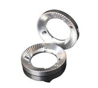 1 Paire De Disques De Fraise En Pierre De Moulin, Compatible For LING DONG, Fraise Plate 018 019, Pièce De Café De Fraise De 60 Mm En Acier Inoxydable 402, Performances Stables