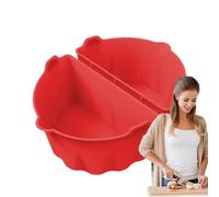 1 paire de doublures en silicone pour mijoteuse de 6 à 8 litres | Séparateur réutilisable en silicone pour mijoteuse - pour tomate, poulet, crevettes, poisson, pommes de terre, légumes, soupe