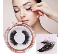 1 Paire De Faux Cils Naturels 3d, Maquillage Doux, Longs Et Épais, Extension Cosmétique, Outil De Beauté