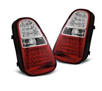 1 paire de feux arrière à LED compatibles avec Mini Cooper R50 R52 R53 2004 2005 2006 GV-809 - Feu arrière - Montage - Feu arrière - Côté conducteur et passager - Rouge et blanc
