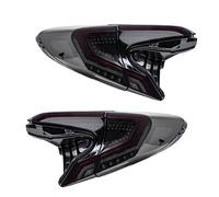 1 Paire de Feux arrière antibrouillard avec Feux de Jour, Feux de freinage, Feux de Position et Clignotants pour Toyota C-HR 2017-2020 (Cache fumé)