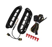 1 Paire De Feux De Jour Led Haute Luminosité, LumièRe Jaune Et Blanche, éTanche Drl, Couvercle De Phare Antibrouillard De Remplacement Pour Kia Stinger Ck