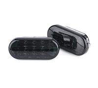 1 paire de feux de position latéraux à LED ambre pour voiture Compatible avec la lentille noire Bora MK4 B5 B5.5