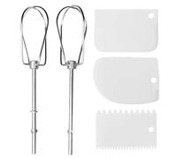 1 Paire De Fouet En Acier Inoxydable, Grattoir À Farine 3 Pièces, Grattoir À Crème À Gâteau, Coupe-Pain, Outils De Cuisson Ménagers.