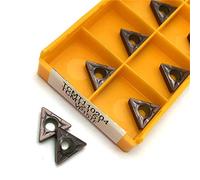 1 paire de fraises d'insertion en carbure CNC TCMT110204 TCMT16T304 TCMT16T308 Outil de tournage interne de haute qualité Inserts de tournage en métal Outils de coupe (TCMT16T304 US735)