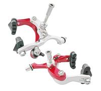 1 paire de freins de vélo en alliage d'aluminium pour vélos de route, étriers C, colliers de serrage pour jante avant et arrière