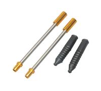 1 Paire De Freins V-Brake Coude De Vtt, Réglage Universel Avec Manchons Coude En Acier Inoxydable, Accessoires De Réparation De Vélo