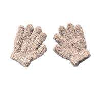 1 paire de gants d ' hiver en polaire pour, coupe-vent, antidérapants, doigts complets avec poignets élastiques, mitaines de ski, de cyclisme, hiver garçons coupe-vent filles polaire pour filles