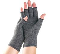 1 paire de gants de compression pour femmes et hommes, respirants, sans doigts, pour l'arthrite, pour soulager la douleur, soutien des mains, soulagement du canal carpien et des raideurs articul
