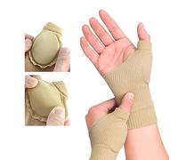 1 paire de gants de Compression pour le pouce et le poignet, gants d'arthrite sans doigts, attelle de main pour tendinite