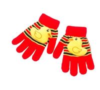 1 Paire de Gants de Confort Quotidien pour en Tricot Doux, Mitaines Coupe-Vent à Cinq Doigts pour Quotidien en Hiver, Mitaines isolées à Cinq Doigts pour Tout-Petits