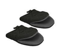 1 paire de gants de cuisine isolés, gants de cuisine antidérapants, gants de cuisine avec boucles suspendues, mini gants en coton, pinces à gants en bec de canard épaissies, adaptées à la poêle chaude