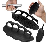 1 Paire De Gants De Fitness - en Silicone - avec Rembourrage De Préhension - pour Les Tractions, Le Bodybuilding, Le Fitness Et Le Cross-Training,Poignées sans Doigts, Antidérapantes