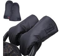 1 paire de gants de landau chauds en polaire pour landau, imperméables, coupe-vent, mitaines poussette lavables, chauffe-mains pour poussette, vélos, gants, manchons, mitaines, pour
