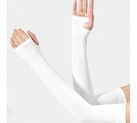 1 paire de gants de protection solaire sans doigts, basiques, pour les voyages et les festivals Polyester