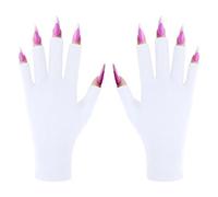 1 paire de gants de protection UV professionnels de manucure anti UV sans doigts pour nail art soins de la peau protection contre le rayonnement solaire