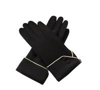1 Paire de Gants épais en Daim for Femme, Mitaines d'hiver Chaudes et moelleuses pour Chauds(Black)