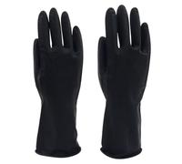 1 paire de gants réutilisables en latex épais pour la coloration des cheveux, pour le nettoyage, la cuisine, la vaisselle