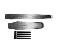 1 paire de garde-boue avant et arrière de vélo, protection contre les éclaboussures, résine universelle pour le cyclisme (Modèle de grille)