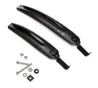 1 paire de garde-boue avant pliables pour vélo - Amovibles - Longueur réglable - Convient pour les vélos pliants de différentes tailles (30,5 à 35,6 cm)
