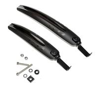 1 paire de garde-boue avant pliables pour vélo - Amovibles - Longueur réglable - Convient pour les vélos pliants de différentes tailles (40,6 à 50,8 cm)