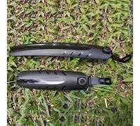 1 paire de garde-boue pliables avant et arrière en plastique compatibles avec les petites roues de 30,5 cm, 35,6 cm et 40,6 cm, 50,8 cm, offre une protection fiable contre la boue (30,5 à 35,6 cm)