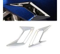 1 paire de garnitures d'aération avant chromées mates pour Honda GL1800 GL 1800 Gold Wing Goldwing 1800 2018-2022 - Accessoires de moto - Pièces de décoration autocollantes