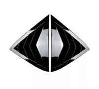 1 paire de garnitures de persiennes en verre pour portière arrière de Ford Fiesta MK7 MK7 5 2008 2017 (noir brillant)