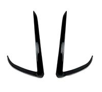 1 paire de garnitures de phares antibrouillard pour Tesla Model 3 et Model Y 2017-2023, pare-choc avant, aileron(Model Y Glossy Black)