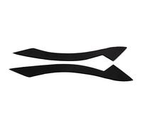 1 paire de garnitures de sourcils de phare adaptées pour Z4 E89 2009-2015, noir brillant, paupières de phare avant gauche droite, décor résistant aux UV, plastique durable,