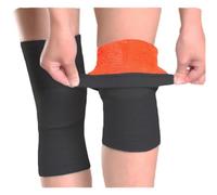 1 paire de genouillères chaudes d'hiver avec doublure chaude - Genouillères thérapeutiques - Arthrite - Genou froid - Soulagement de la douleur - Bandage de genou - Genouillères thermiques