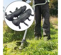 1 paire de genouillères de jardinage, guêtres pour femmes et hommes, protège-jambes, protège-tibia pour couper le carrelage, travail de jardin noir