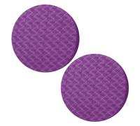 1 paire de genouillères de yoga, tapis antidérapant, tapis d'exercice pour femme, tapis de gymnastique anti-collision, tapis de yoga pour femme, sport, danse, genouillères (violet foncé)