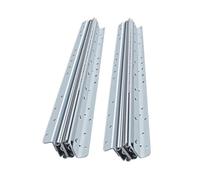 1 paire de glissières de tiroir à montage inférieur for armoires d'escalier - Extension complète 400-1000 mm, fonctionnement fluide et silencieux(White,400-900MM)