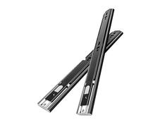 1 paire de glissières de tiroir à roulement à billes à 3 sections - Extension complète, capacité de charge de 100 lb, installation facile, for cuisine et bureau(450mm)