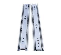 1 Paire De Glissières De Tiroir En Acier, Glissières À Roulement À Billes À Fermeture Douce, Glissières Latérales De Remplacement, For La Fabrication De Meubles, Capacité 60 Kg(15cm/6inch)