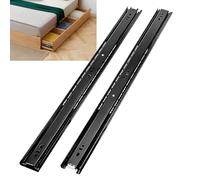 1 Paire de Glissières de Tiroir, Extension Complète, Roulement à Billes, Coulisse de Meuble à Montage Latéral, Capacité 45 kg(30in (750mm))