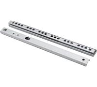 1 paire de glissières de tiroir, mini-roulement à billes à deux sections de 17 mm de large, kit de réparation de tiroir coulissant à deux voies (13 pouces 310 mm)(14inch 342mm)
