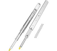 1 paire de glissières de tiroir Soft-Close 18-60 pouces - Roulements à billes à extraction totale - Parfaites pour le design de meubles et l'aménagement intérieur