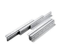 1 paire de glissières robustes pour armoires coulissantes - 1000-2250 mm - Idéal pour le rangement de sous-vêtements - Glisse et durable